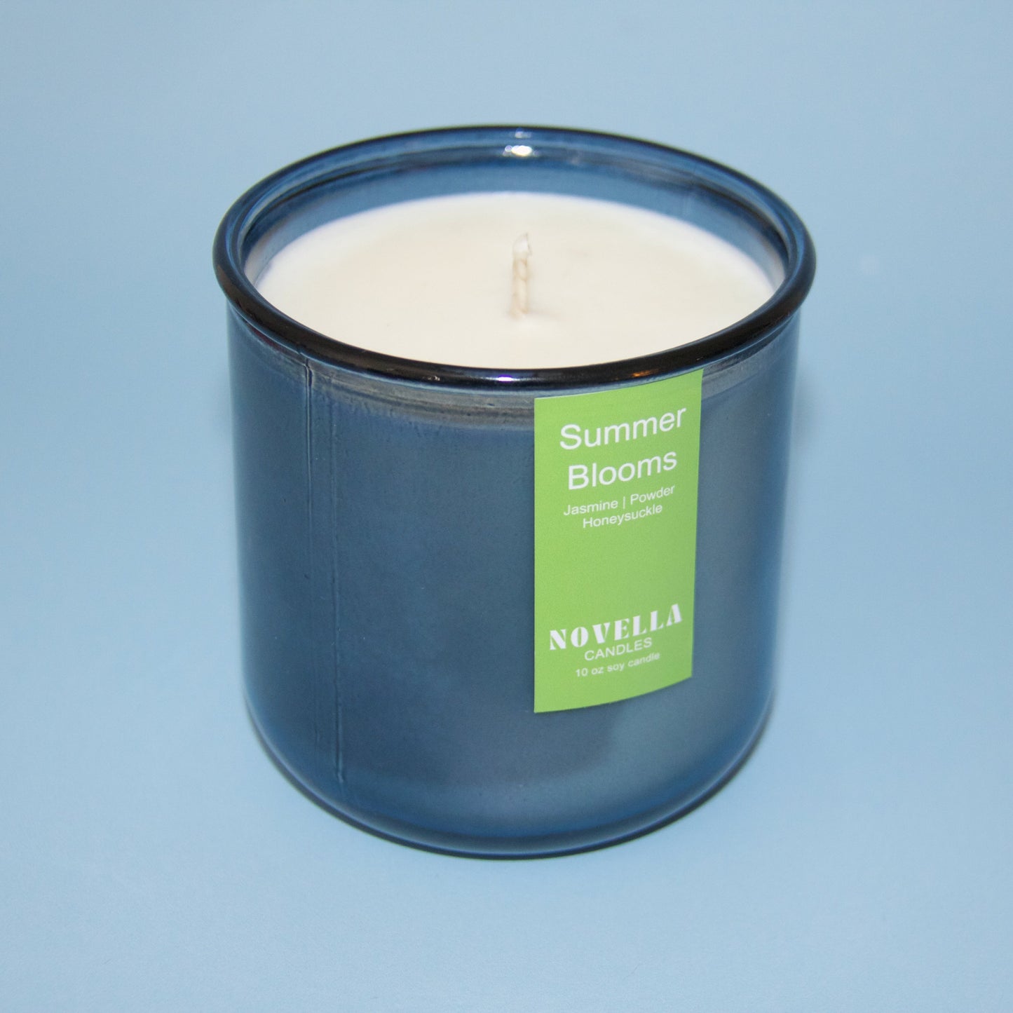 Jasmine & Honeysuckle Recycled Glass Candle