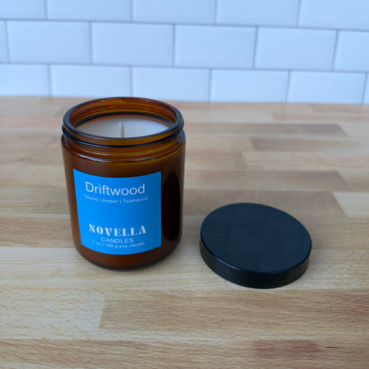 Driftwood Amber Jar Candle