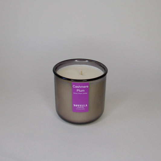 Cashmere Plum Recycled Glass Candle