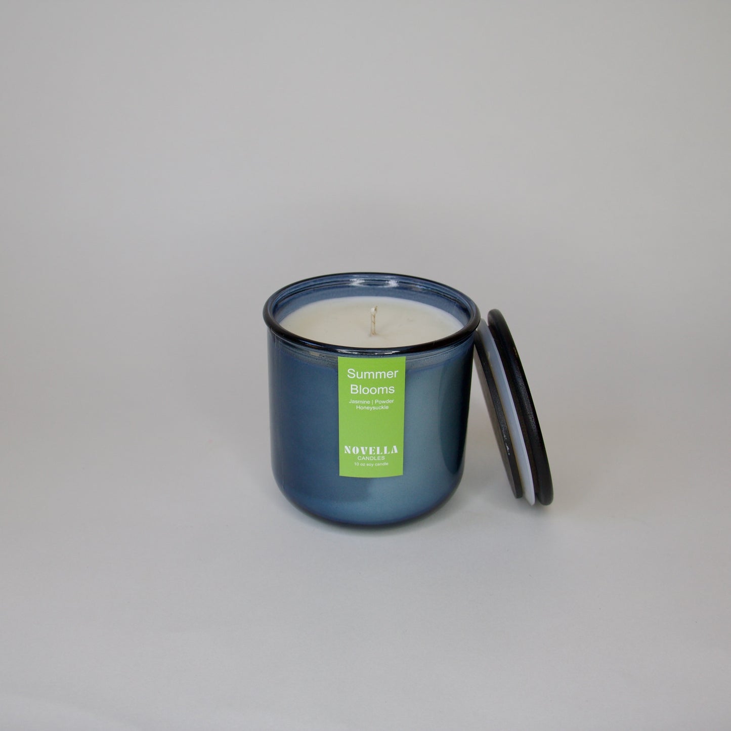 Jasmine & Honeysuckle Recycled Glass Candle