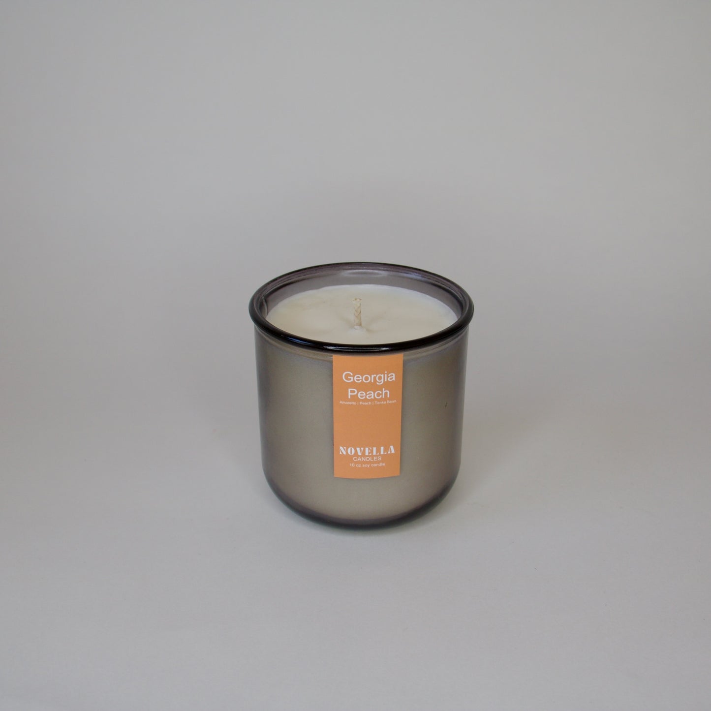 Georgia Peach Recycled Glass Candle