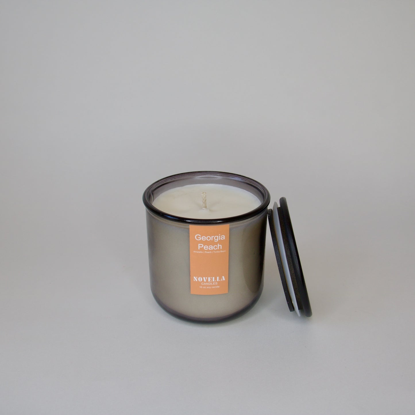 Georgia Peach Recycled Glass Candle