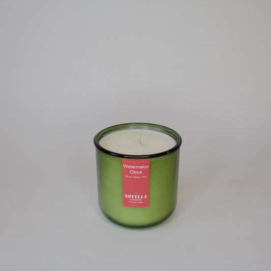 Watermelon Citrus Recycled Glass Candle