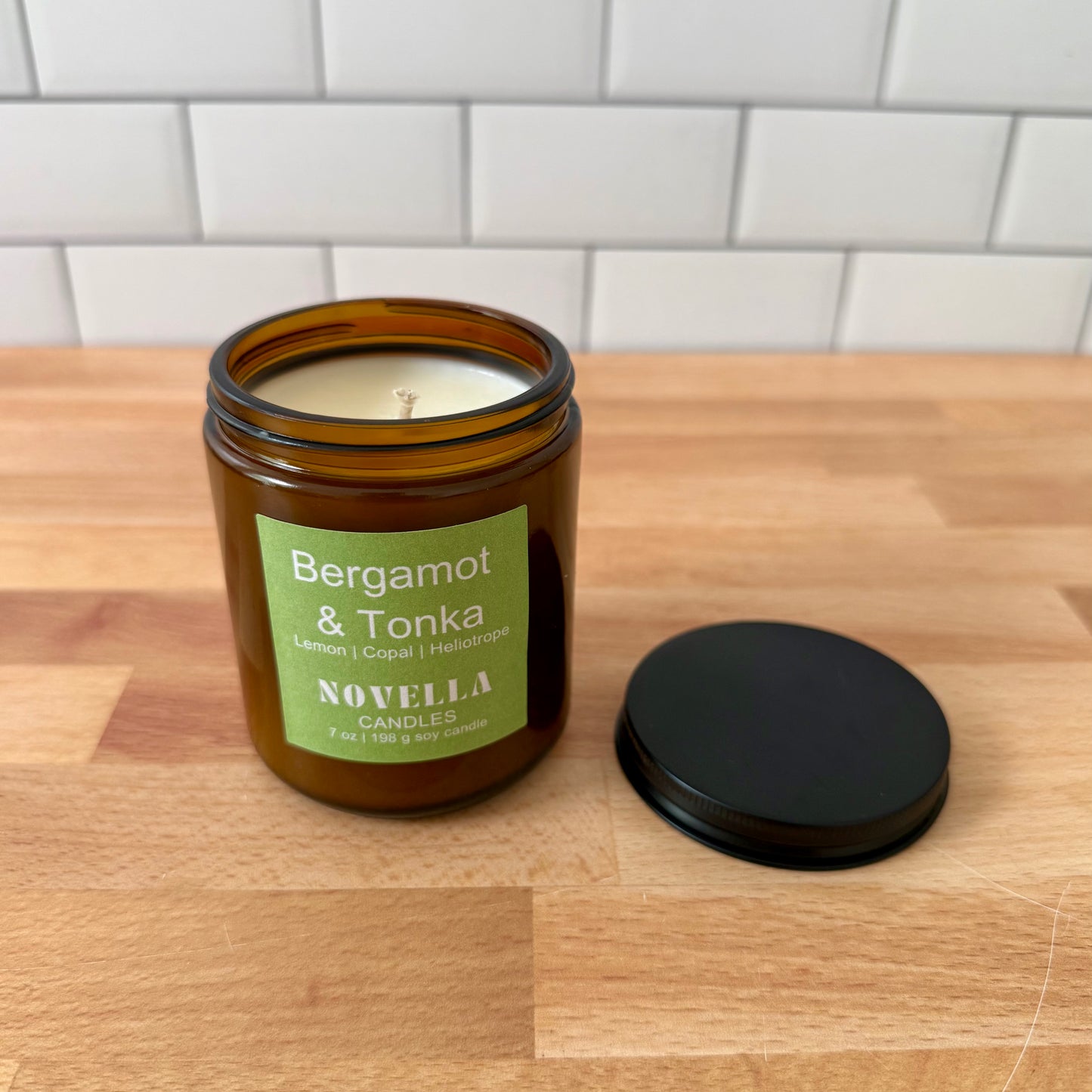 Bergamot & Tonka Amber Jar Candle