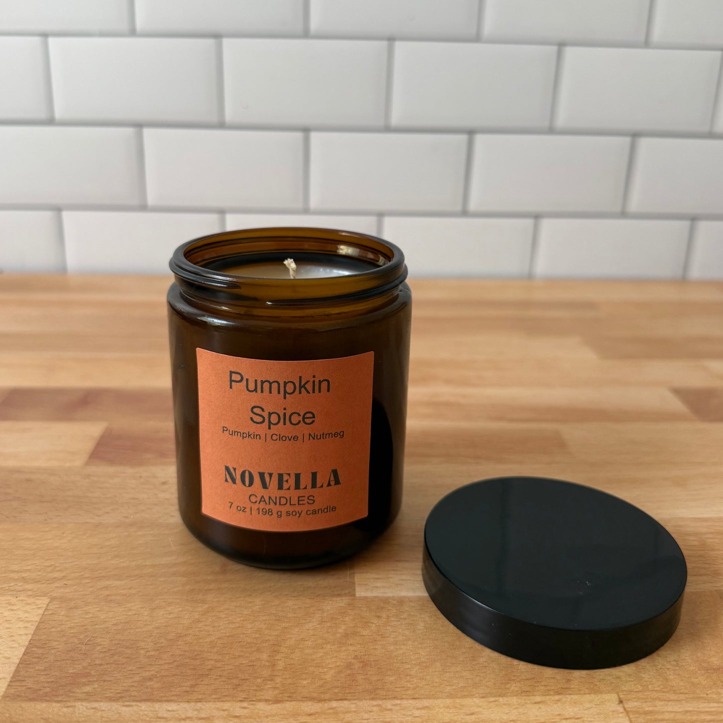 Pumpkin Spice Amber Jar Candle