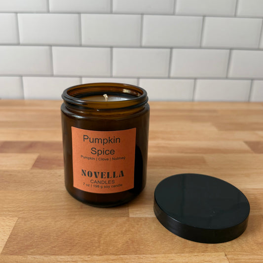 Pumpkin Spice Amber Jar Candle
