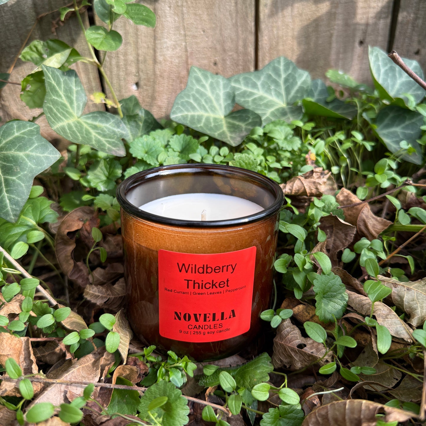 Wildberry Thicket Recycled Glass Candle