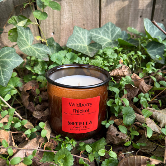 Wildberry Thicket Recycled Glass Candle