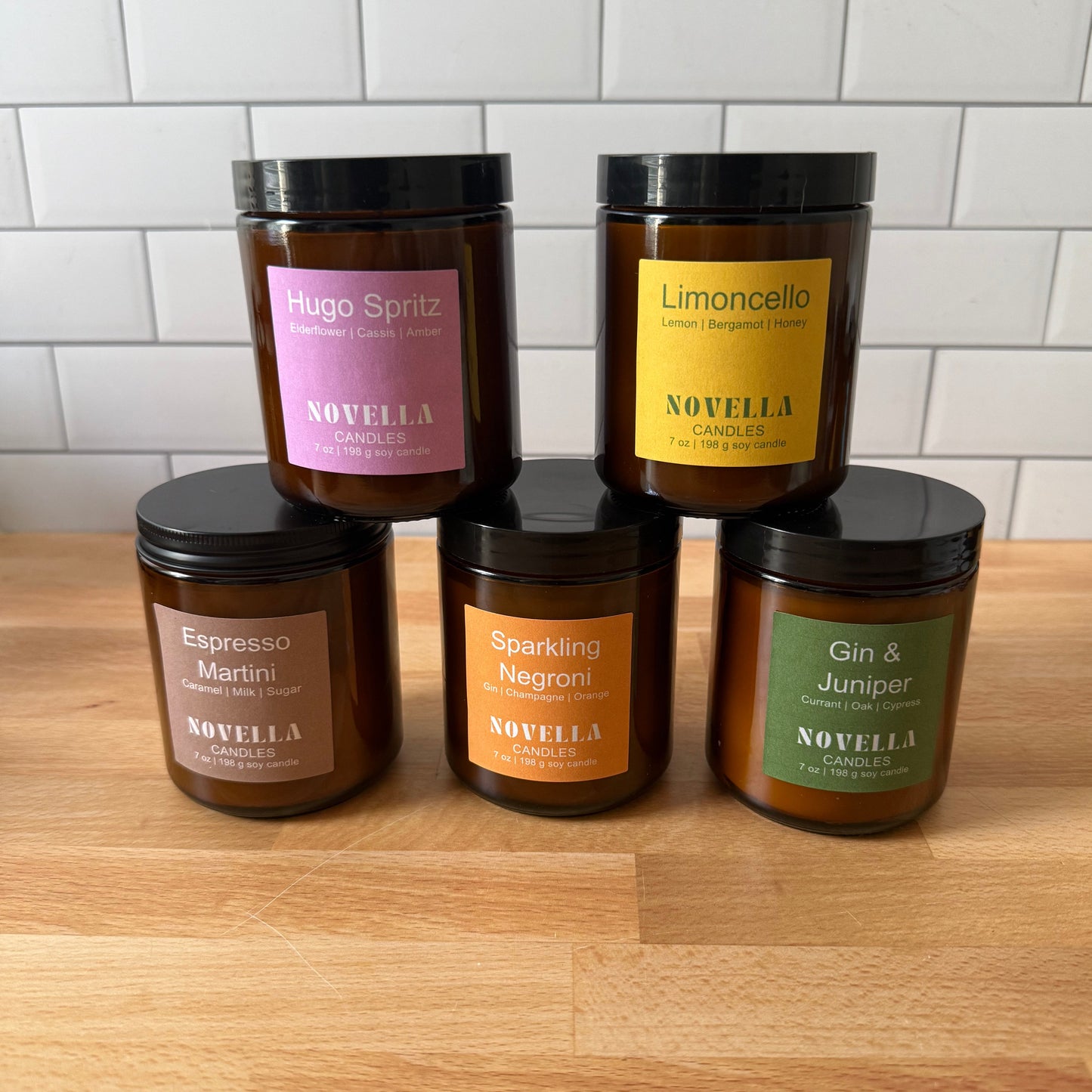 Sparkling Negroni Amber Jar Candle
