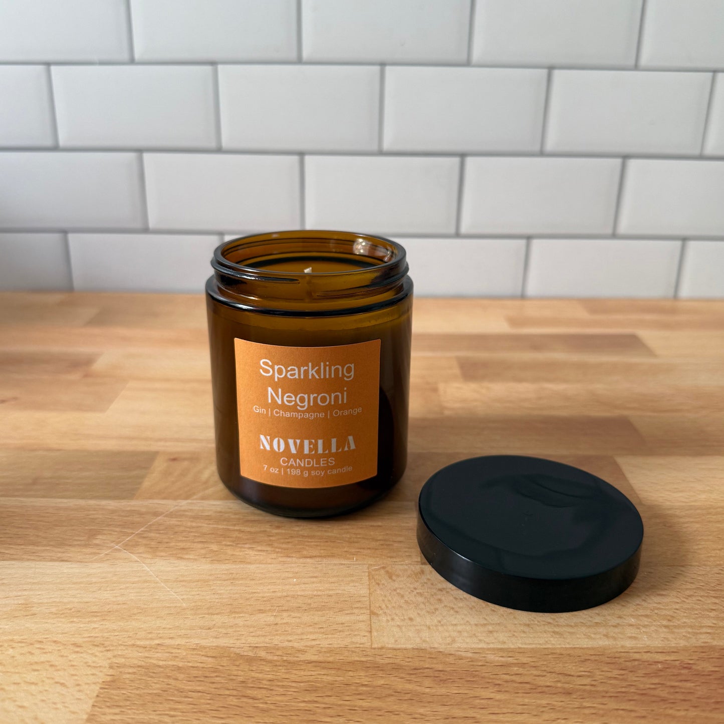 Sparkling Negroni Amber Jar Candle