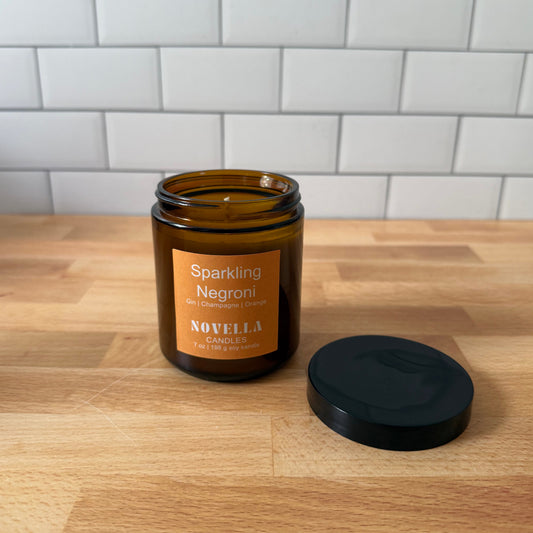 Sparkling Negroni Amber Jar Candle