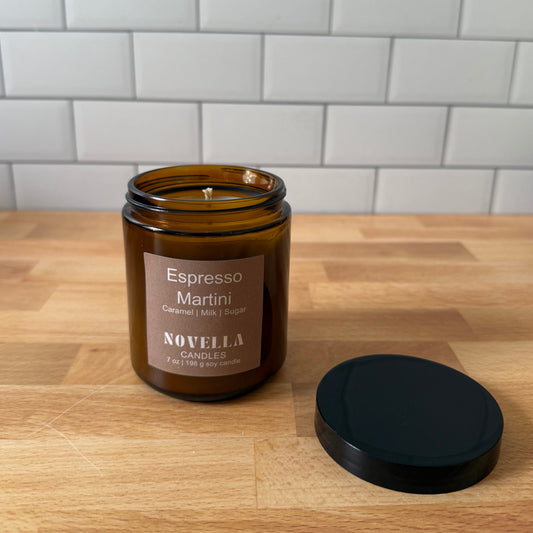 Espresso Martini Amber Jar Candle