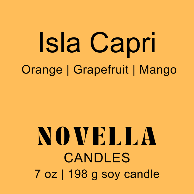 Isla Capri Amber Jar Candle