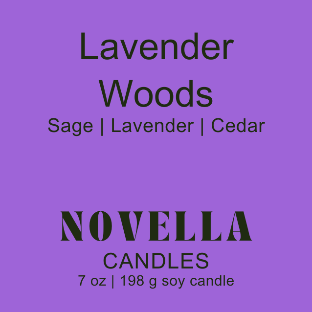 Lavender Woods Amber Jar Candle