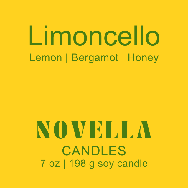 Limoncello Amber Jar Candle