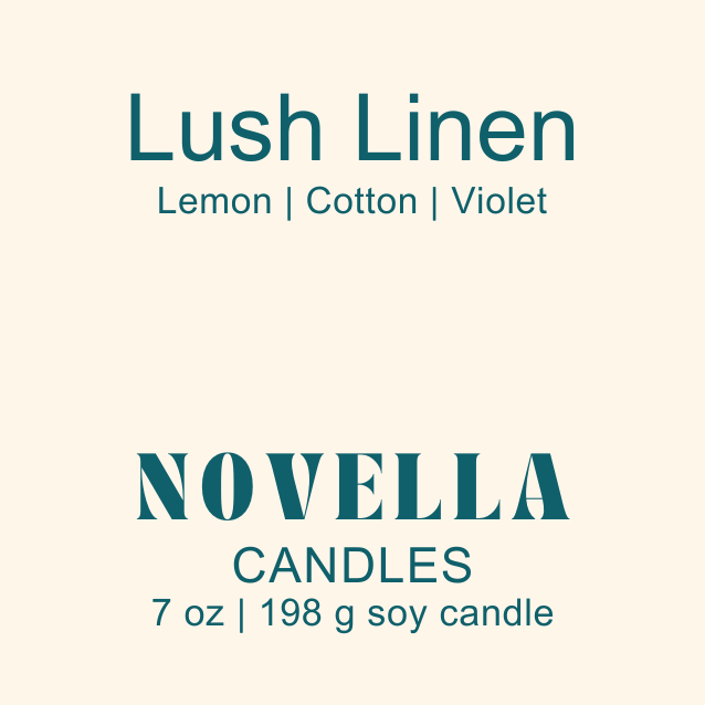 Lush Linen Amber Jar Candle