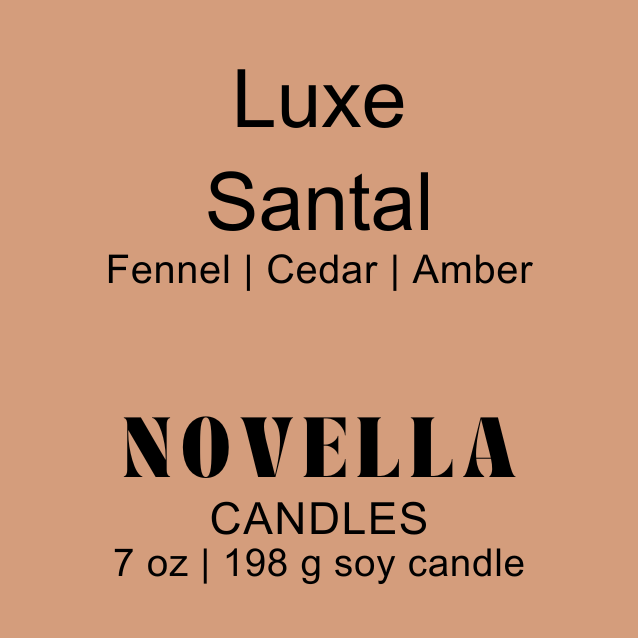 Luxe Santal Amber Jar Candle