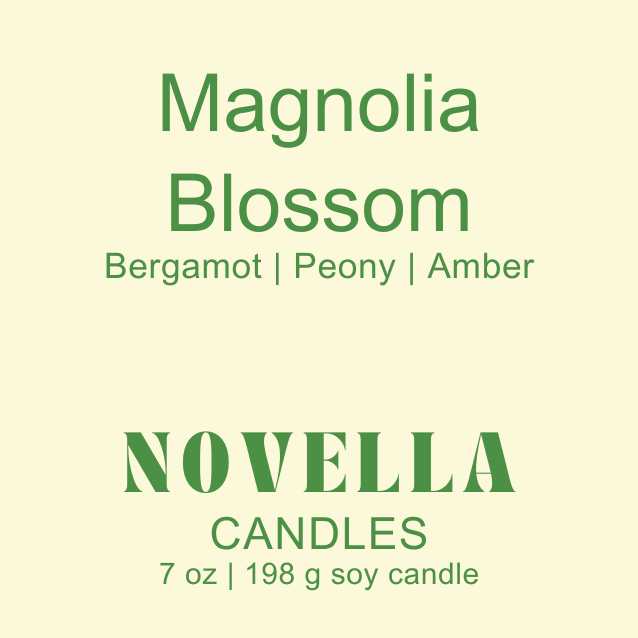 Magnolia Blossom Amber Jar Candle