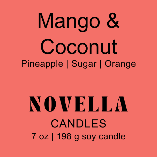 Mango & Coconut Amber Jar Candle