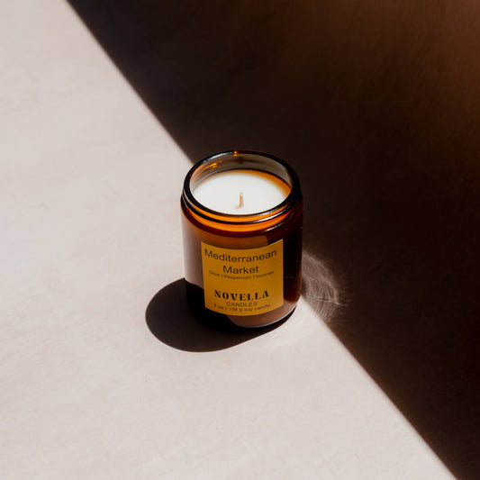 Mediterranean Market Amber Jar Candle