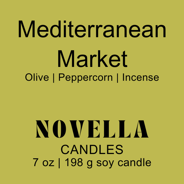 Mediterranean Market Amber Jar Candle