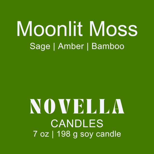 Moonlit Moss Amber Jar Candle