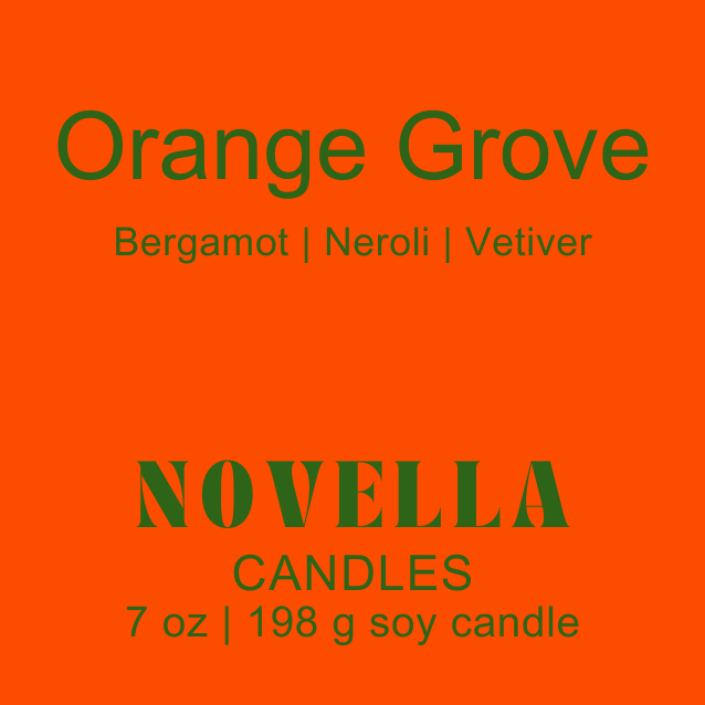 Orange Grove Amber Jar Candle