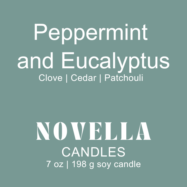 Peppermint & Eucalyptus Amber Jar Candle