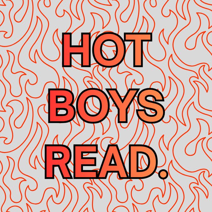 Hot Boys Read Amber Jar Candle