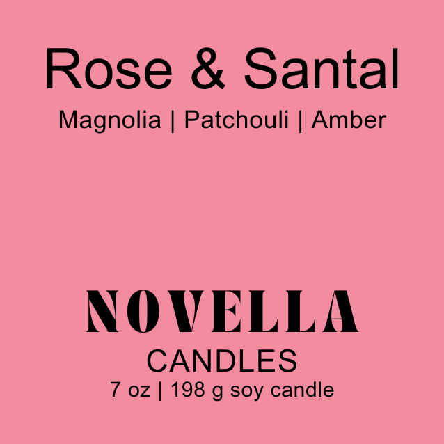 Rose & Santal Amber Jar Candle