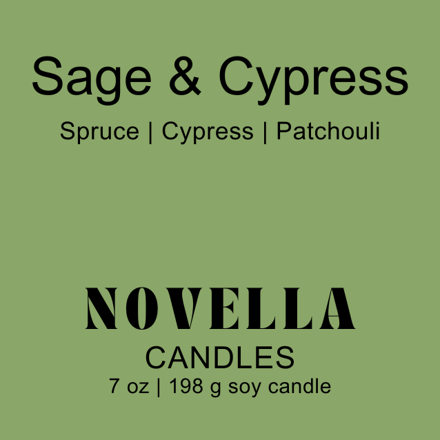 Sage & Cypress Amber Jar Candle