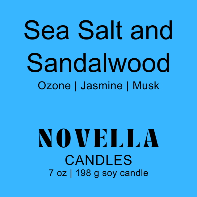 Sea Salt & Sandalwood Amber Jar Candle
