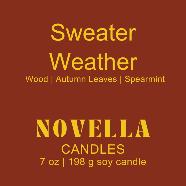 Sweater Weather Amber Jar Candle