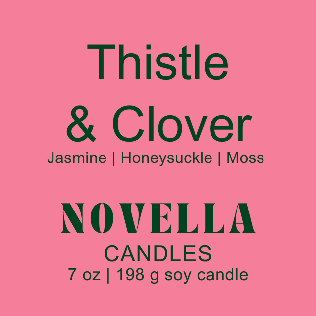 Thistle & Clover Amber Jar Candle