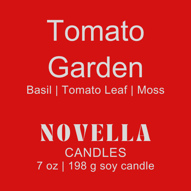 Tomato Garden Amber Jar Candle
