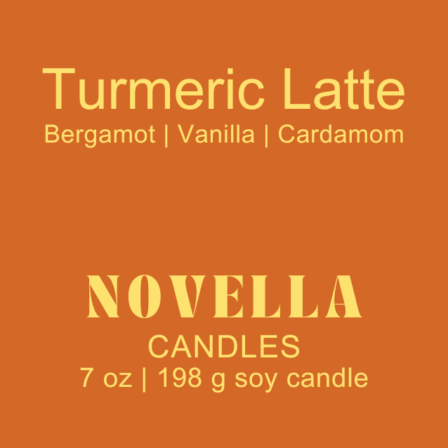 Turmeric Latte Amber Jar Candle
