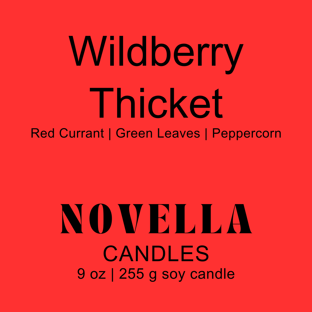 Wildberry Thicket Recycled Glass Candle